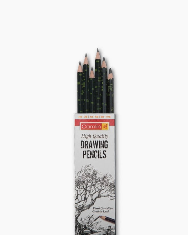 Camlin Drawing Pencils- Assorted Pack of 6 Grades