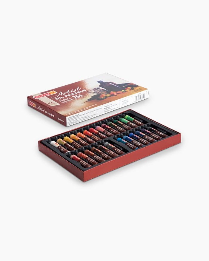 Camel Artist Oil Pastels- Assorted Pack of 25 Shades