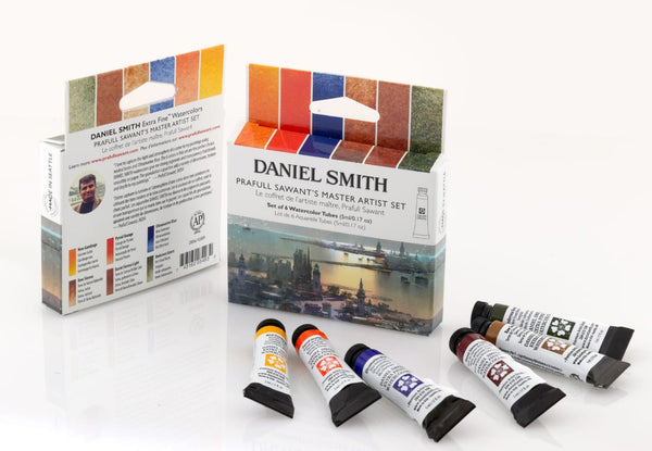 Daniel Smith 285610389 Extra Fine Prafull Sawant's Master Watercolor, 6 Tubes, 5ml Set