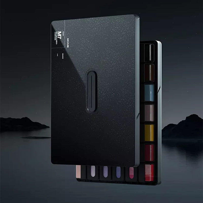 Miya M7 Gouache Paint Set, 43 Colors x 85ml - Black Case