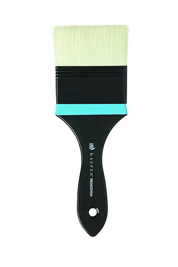 Princeton Aspen Short Handle Flat Mottler Paint Brush (3 Inches)