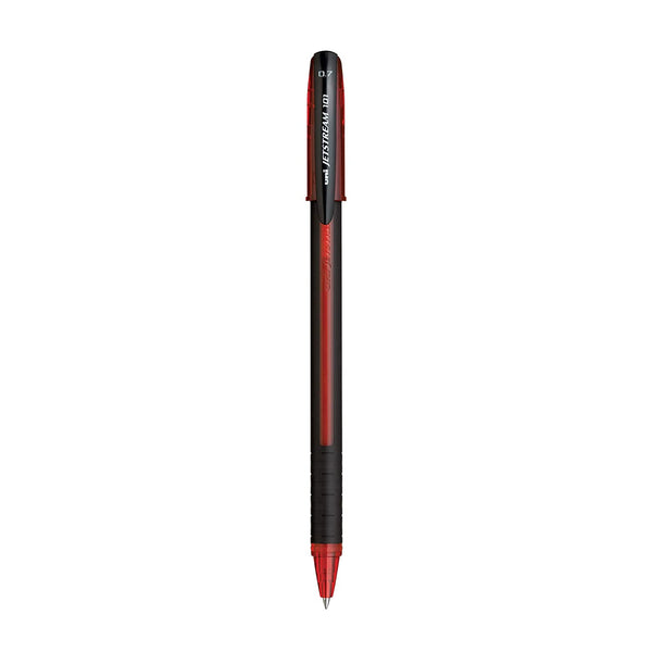 Uniball SX-101 Jetstream Roller Ball Pen (0.7mm, Red Ink, Pack of 2)