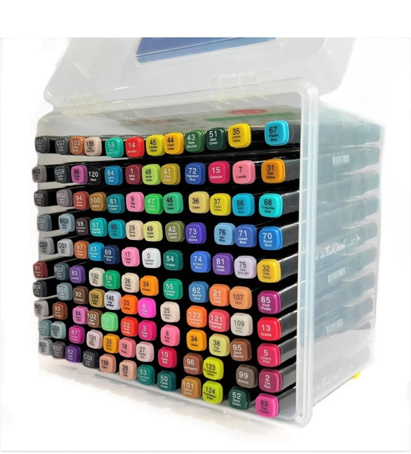 Smart Color Art - Dual Tip Brush Pens with Fineliner Tip Art Marker (48  Unique Colors) 