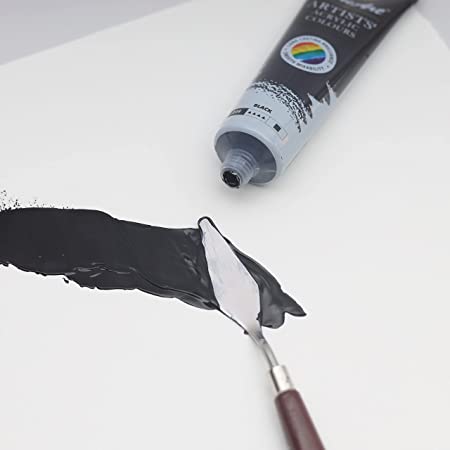 Fevicryl Fine Art Artists Acrylic Colour 100ml No-208 Black
