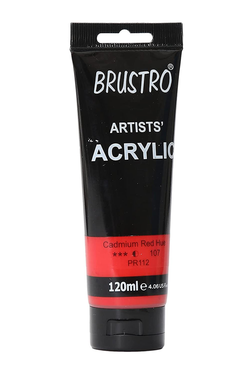 Brustro Arists' Acrylic 120ml Cad Red Hue