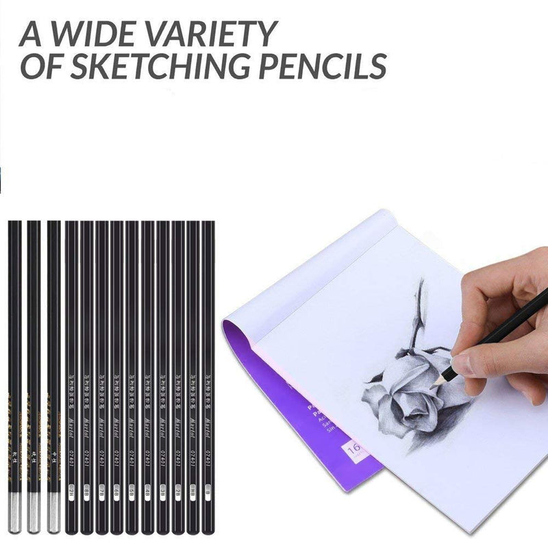 Qatalitic Slim Electric Eraser with 22 Refills and 2 Eraser Holders For  Sketching Portrait Shading