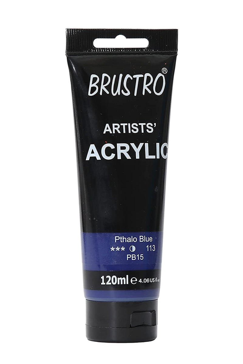 Brustro Arists' Acrylic 120ml Pthalo Blue