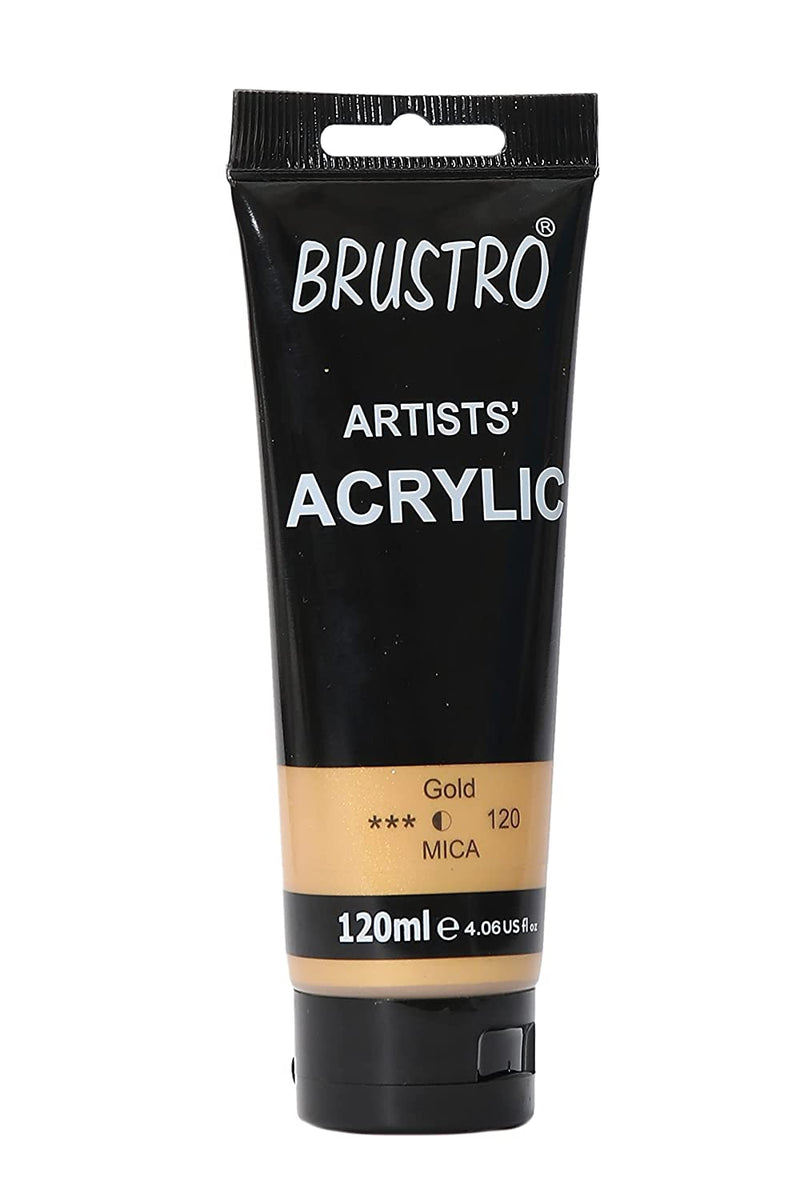 Brustro Artists Acrylic 120ml Gold