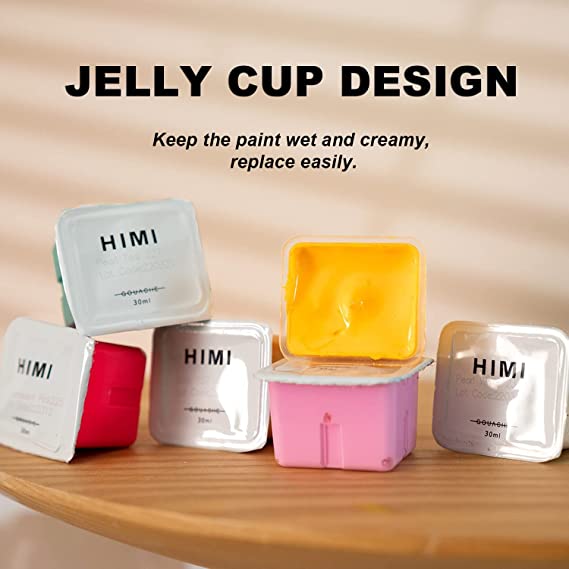 Miya Himi Gouache Paint Set Jelly Cup 56