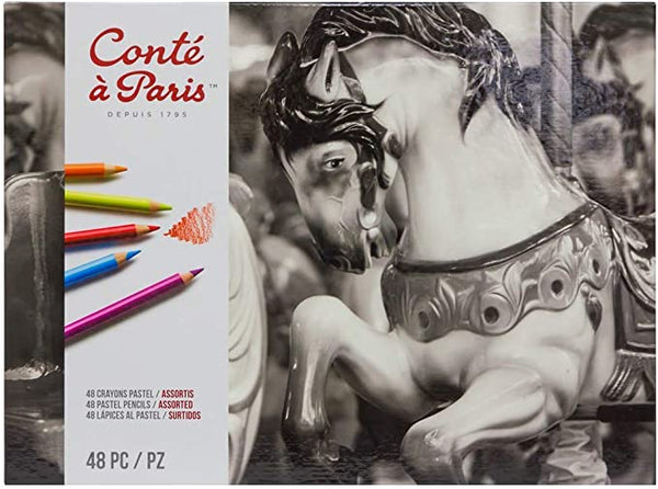 Cont a' Paris 2184 Pastel Pencils with 48 Colors