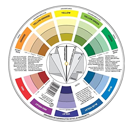 Buy Excefore 1 PACK Color Wheels for the Artist Creative Color Wheel, Paint  Mixing Learning Guide Art Class Teaching Tool for Makeup Blending Board  Chart Color Mixed Guide Mix Colours Online at