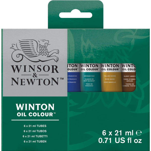 Winsor & Newton Winton Oil Colour Intro Set - 6 Tubes of 21 ML