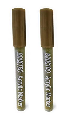 Brustro Acrylic (DIY) Marker Gold Set of 2