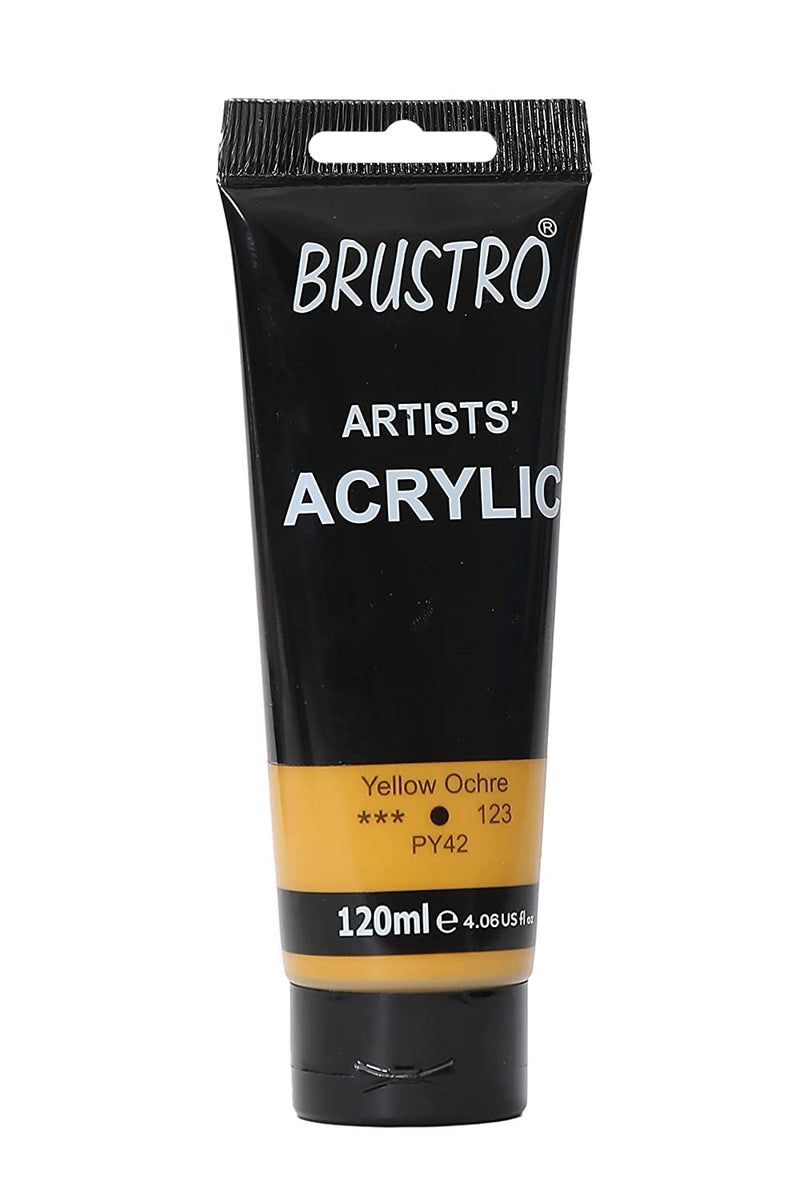 Brustro Artists Acrylic 120ml Yellow Ochre