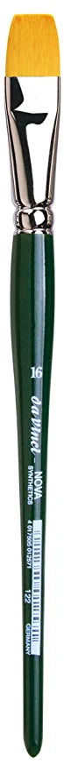 da Vinci Brushes Nova Series 122 Hobby Brush, Hobby Flat Synthetic, Size 16 (122-16).