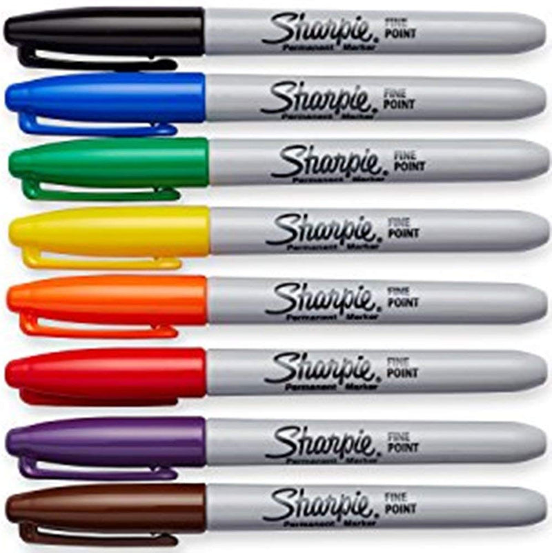 SHARPIE Fine Point Assorted Colours - Multicolour Set of 8