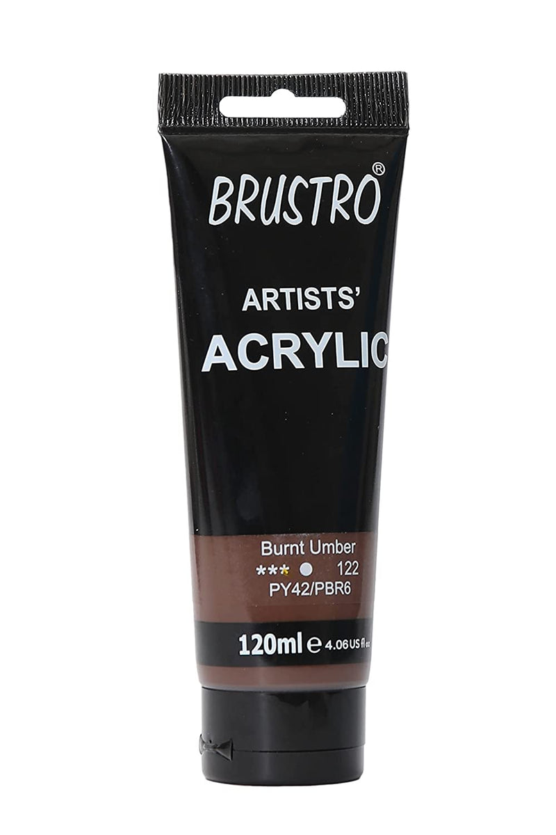 Brustro Artists Acrylic 120ml Burnt Umber