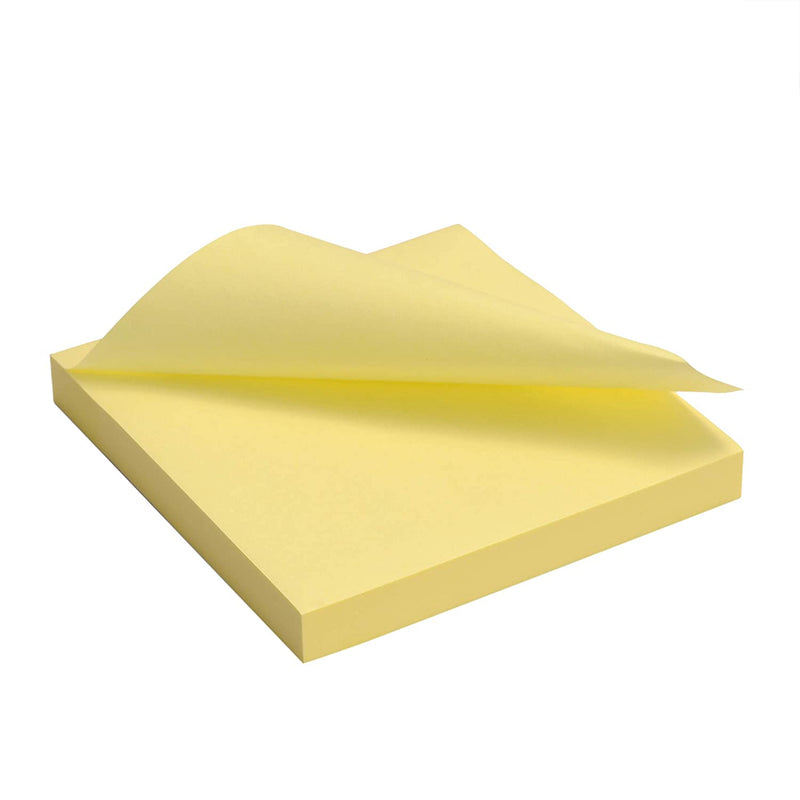 Deli WA00353 Sticky Notes 3/3 100 Sheet (Yellow, Pack of 2)