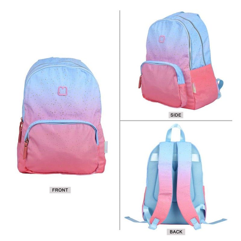 Linc Marshmallow Degrade Blue 16.5 Inch Casual Backpack - 63465