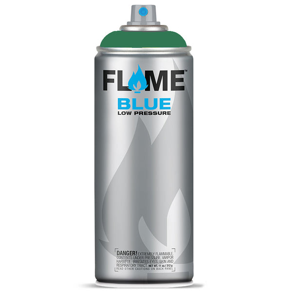 Flame Blue Low Pressure Acrylic Moss Green Colour Graffiti Spray Paint - FB 634 (400ml)