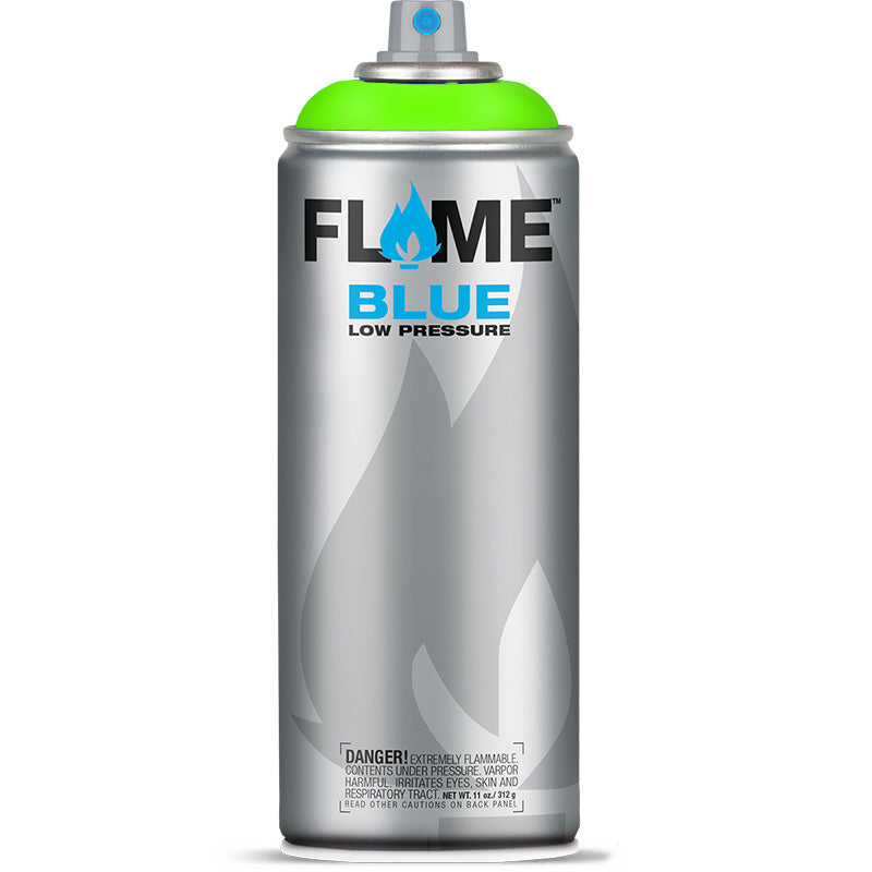 Flame Blue Low Pressure Acrylic Kiwi Colour Graffiti Spray Paint - FB 642 (400ml)