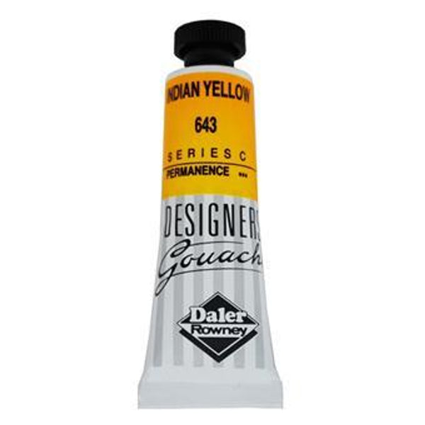Daler Rowney Designers Gouache 15ml Indian Yellow (Pack of 1)