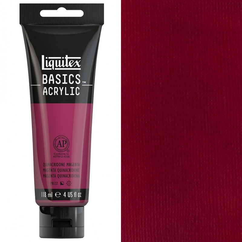 Liquitex - Basics Acrylic Colour - 118ml Quinacridone Magenta