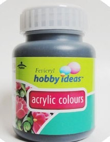 Fevicryl Acrylic Colour 100 ml No-02 Black