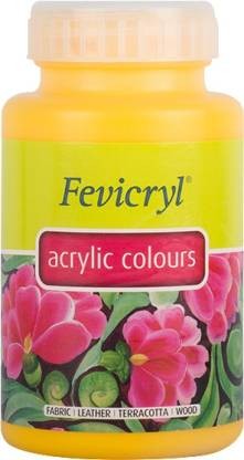 Fevicryl Fabric Acrylic Colour 500 ml No-03 Chrome Yellow