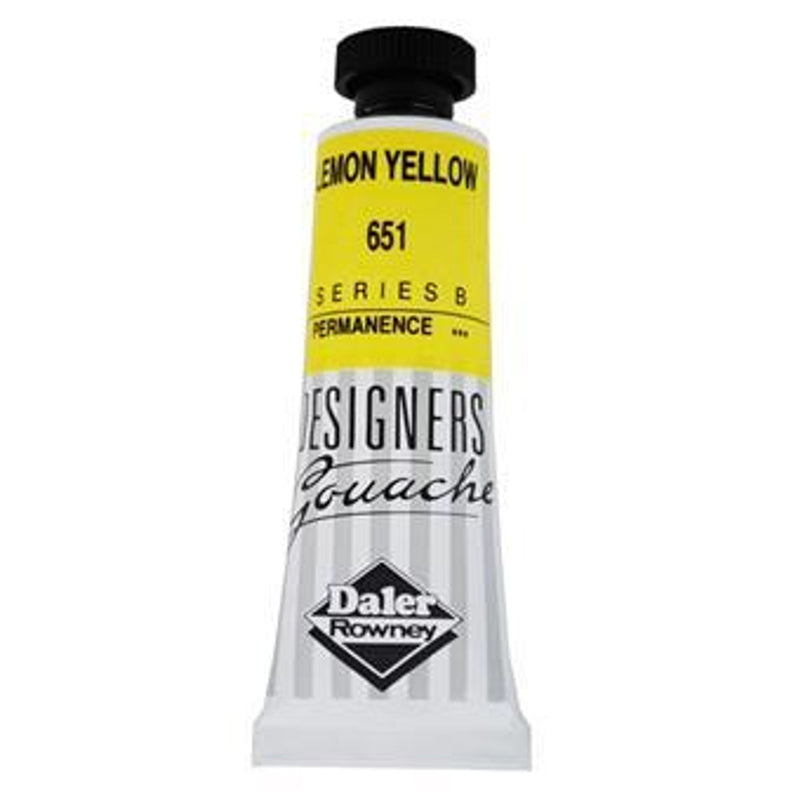 Daler Rowney Designers Gouache 15ml Lemon Yellow (Pack of 1)