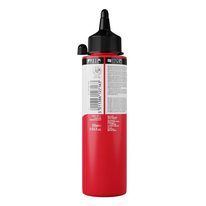 Daler Rowney System3 Fluid 250 ML Cadmium Red Hue (Pack of 1)