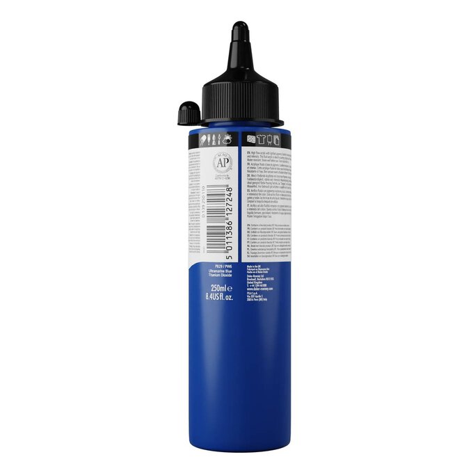 Daler Rowney System3 Fluid 250 ML Cobalt Blue Hue (Pack of 1)