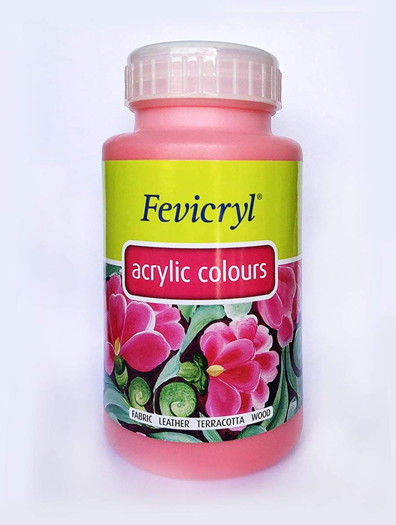 Fevicryl Acrylic Colours 500 ml Coral Red 66