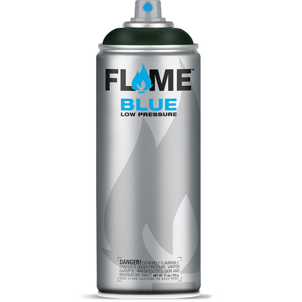 Flame Blue Low Pressure Acrylic Olive Colour Graffiti Spray Paint - FB 660 (400ml)