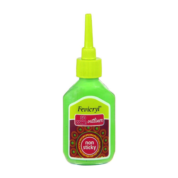 Fevicryl 3D Cone Outliner 20 ml-704 Light Green, Pack of 2