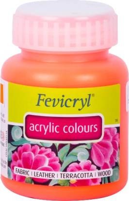 Fevicryl Acrylic Colour 100 ml No-017 Neon Orange