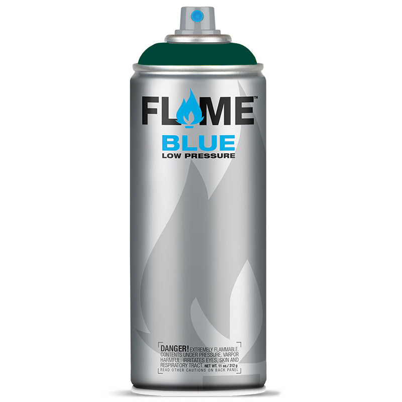 Flame Blue Low Pressure Acrylic Menthol Dark Colour Graffiti Spray Paint - FB 668 (400ml)