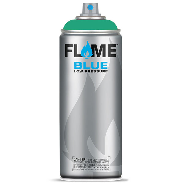 Flame Blue Low Pressure Acrylic Turquoise Light Colour Graffiti Spray Paint - FB 670 (400ml)