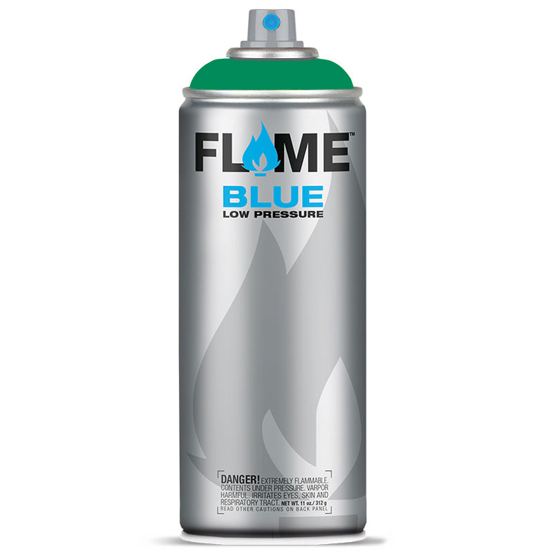 Flame Blue Low Pressure Acrylic Turquoise Colour Graffiti Spray Paint - FB 672 (400ml)