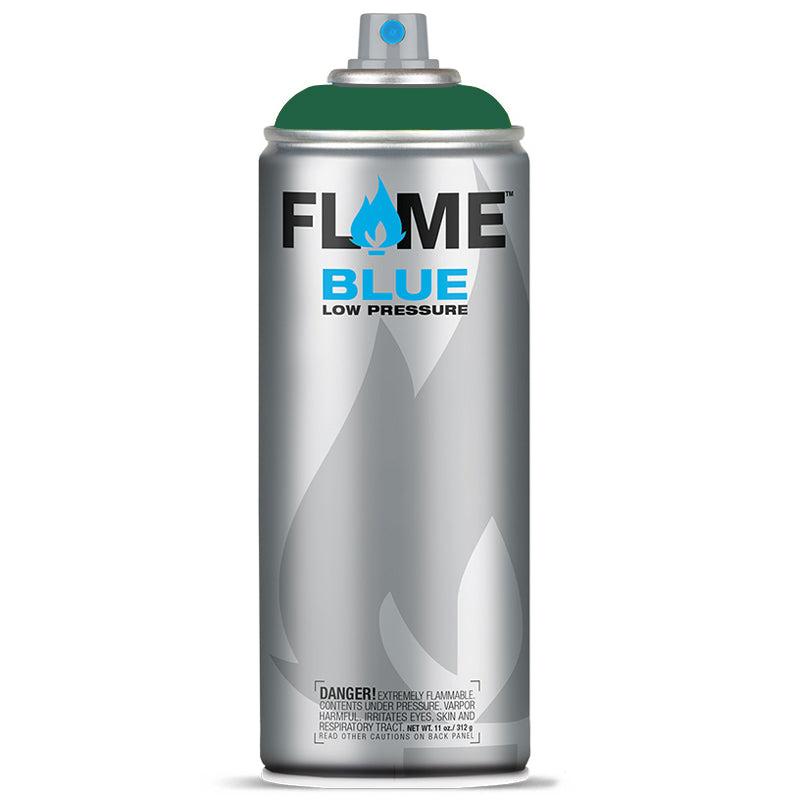 Flame Blue Low Pressure Acrylic Turquoise Dark Colour Graffiti Spray Paint - FB 674 (400ml)