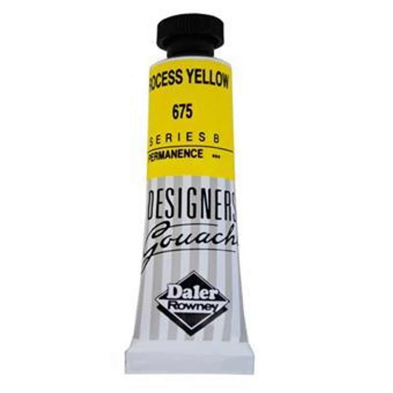 Daler Rowney Designers Gouache 15ml Process Yellow (Pack of 1)