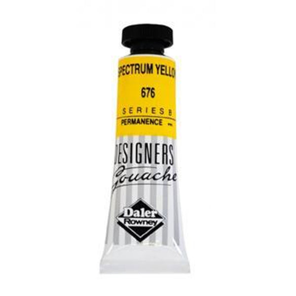 Daler Rowney Designers Gouache 15ml Spectrum Yellow (Pack of 1)