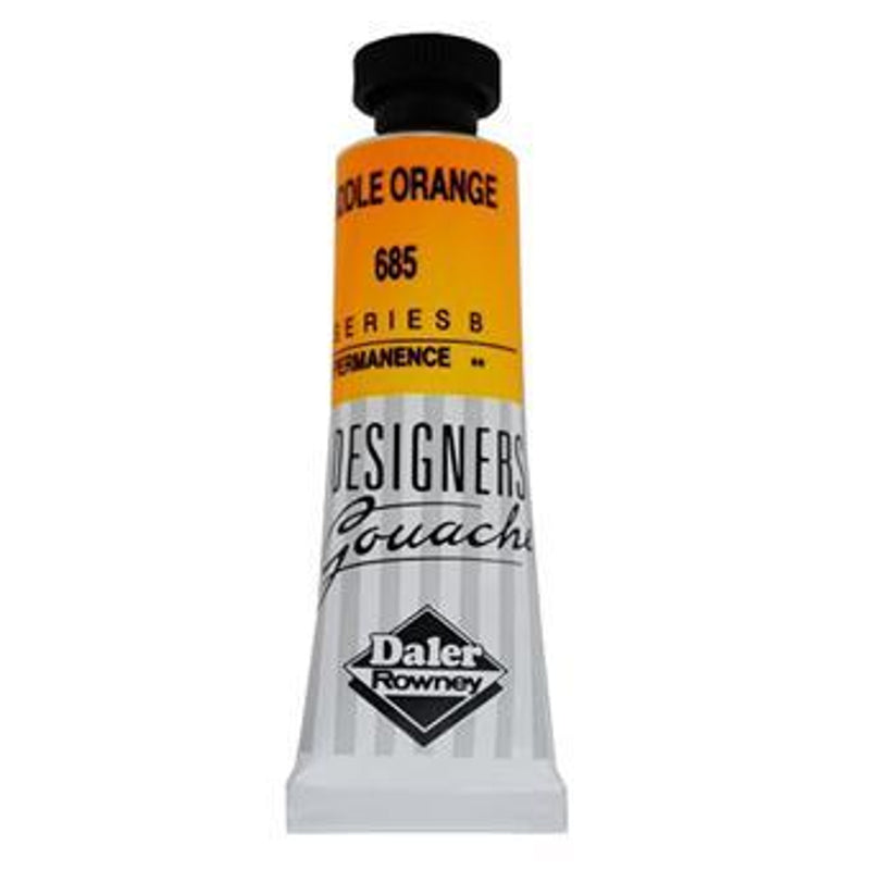 Daler Rowney Designers Gouache 15ml Middle Orange (Pack of 1)