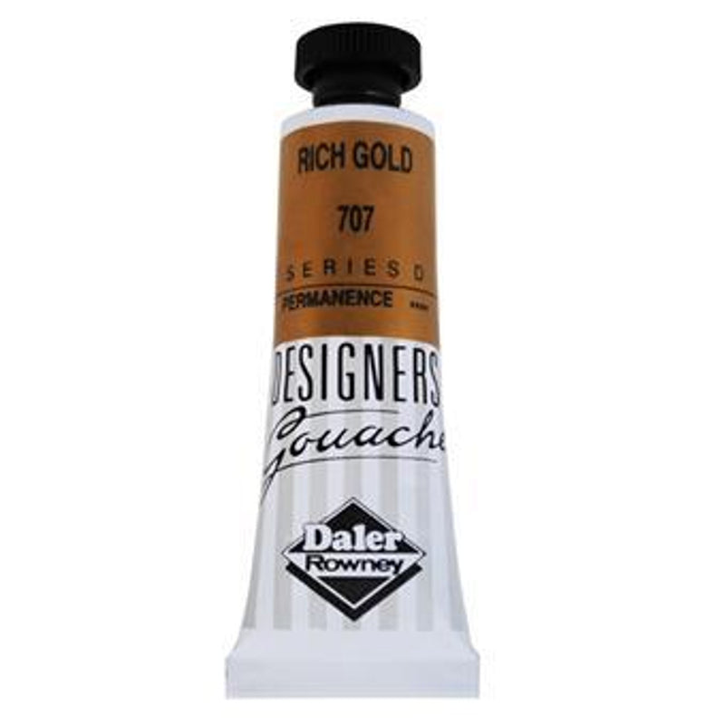 Daler Rowney Designers Gouache 15ml Rich Gold (Pack of 1)