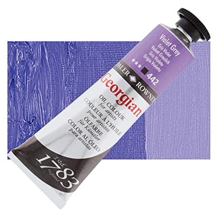 Daler-Rowney Georgian Oil Colour Metal Tube (38ml, Violet Grey-442), Pack of 1