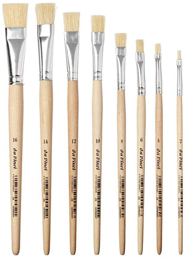 DA VINCI Series 5229 Bristle brush set of 8 Hobby & Craft With Brush Box