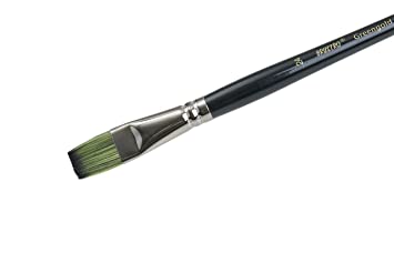 Brustro Artists Greengold Acrylic Brush Flat Series 1800 - Size - 24