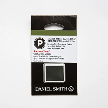 DANIEL SMITH Extra Fine Hand Poured Watercolor Half Pans (Green Apatite Genuine)