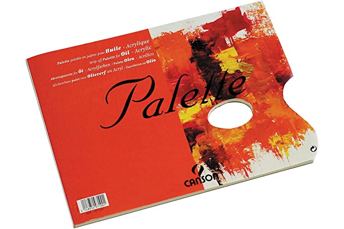 Canson Palette 95 GSM Smooth A3 Paper Pad (White, 40 Sheets)