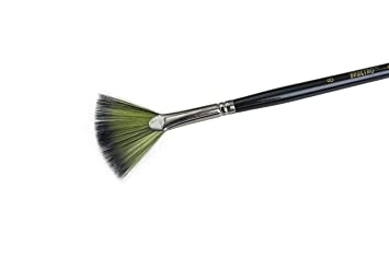 Brustro Artists Greengold Acrylic Brush Fan Series 1800 - Size - 8